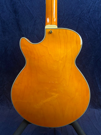 D'Angelico Excel SS XT Single Cut Semi-hollow Vintage Natural Quilt
