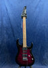 Ibanez GRX70QA-TRB Quilted Maple Art Grain in Transparent Red Burst