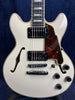 D'Angelico Premier Mini DC Electric Guitar in Champagne Pre-owned
