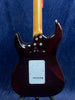 Jet Guitars JS-450R S-Type HSS Spalted Top in Quilt Trans Brown