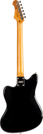 Jet Guitars JJ-350 Offset Electric Guitar H-P90 in Black