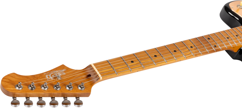 Jet Guitars JJ-350 Offset Electric Guitar H-P90 in Black