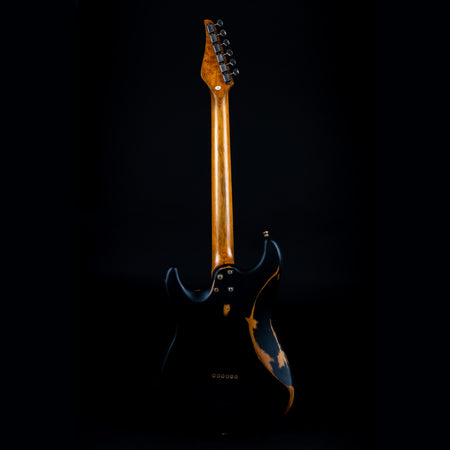 Jet Guitars JS800 S-Type Electric Guitar HS in Black Relic