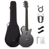 Enya Nova Go SP1 Carbon Fibre Smart Electro Acoustic Guitar in Black with Bag