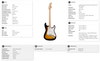 Squier Sonic Stratocaster Maple Neck 2 Tone Sunburst