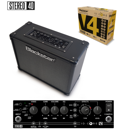 Blackstar ID Core 40 V4 Stereo Combo Black