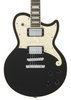 D'angelico Premier Atlantic Solid Body in Black Flake Ex Demo