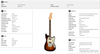 Fender American Performer Mustang Rosewood Fingerboard in 3 Colour Sunburst