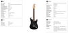 Fender Standard Series Stratocaster HSS Laurel Fingerboard Black PG in Black