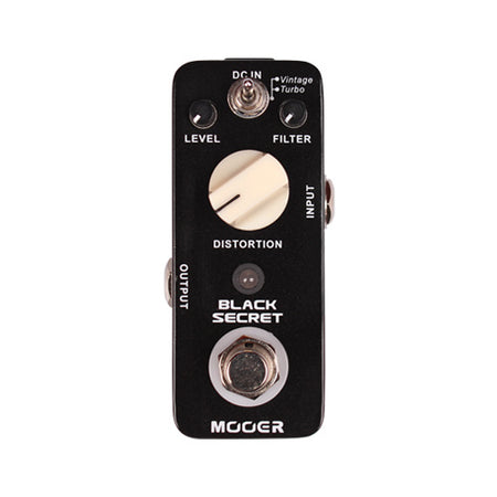 Mooer Black Secret Distortion Guitar Pedal