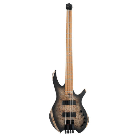 Cort Space 4 Headless 4 String Bass in Star Dust Black in Bag