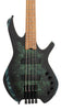 Cort Space 4 Headless 4 String Bass in Star Dust Green in Bag