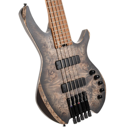 Cort Space 5 Headless 5 String Bass in Star Dust Black