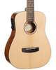 Cort Earth GO HyVibe Smart Guitar Solid Top in Open Pore Natural