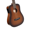 Cort Earth GO HyVibe Smart Guitar Solid Top in Open Pore Brown Burst