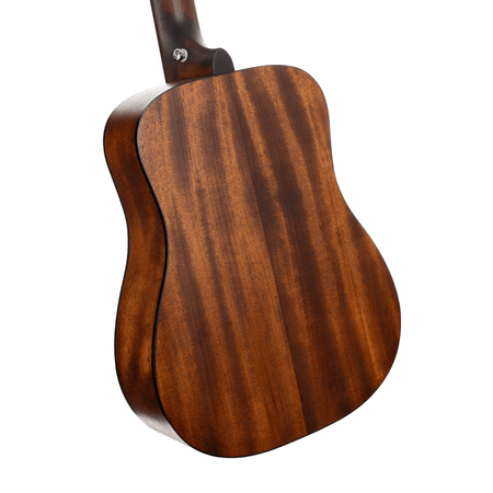 Cort Earth GO HyVibe Smart Guitar Solid Top in Open Pore Brown Burst