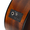 Cort Earth GO HyVibe Smart Guitar Solid Top in Open Pore Brown Burst