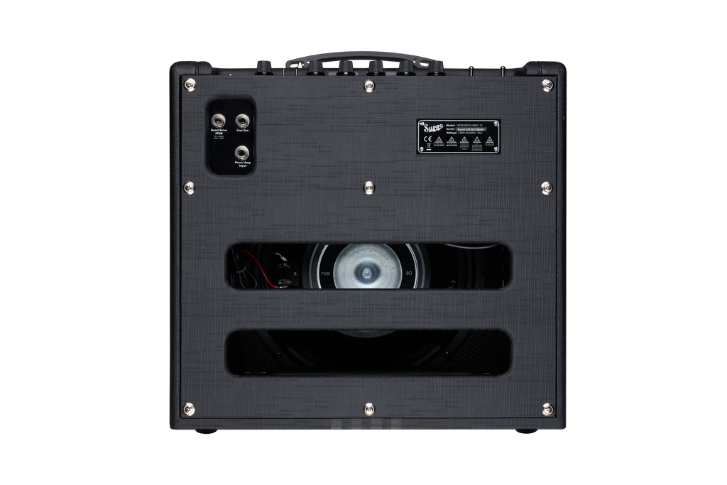 Supro Delta King 12 Combo Black and Black