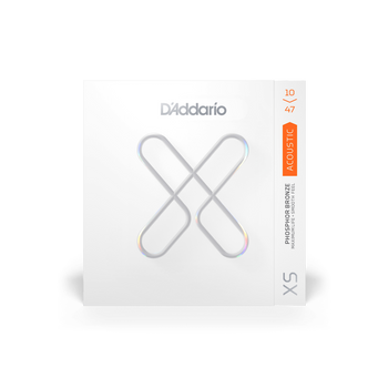 DAddario XSAPB1047 Phosphor Bronze Acoustic Guitar Strings Custom Light 10-47