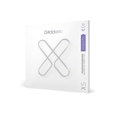 DAddario XSAPB1152 Phosphor Bronze Acoustic Guitar Strings Custom Light 11-52