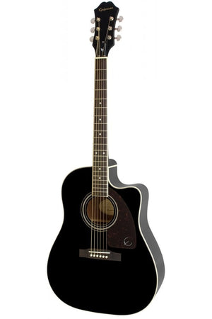 Epiphone J-45 EC Studio Solid Top Electro Acoustic in Ebony