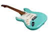 Jet Guitars JS-300 Left Handed S-Type Electric Guitar in Green