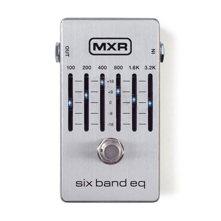 MXR M109S 6-Band EQ Silver Graphic EQ Pedal