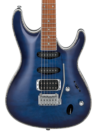 Ibanez SA360NQM-SPB Quiled Maple Top in Sapphire Blue