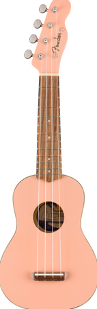 Fender Venice Soprano Ukulele in Shell Pink