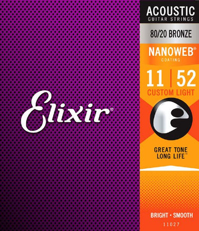 Elixir 11027 Custom Light 11-52 - The Guitar Store - The Home Of Tone
