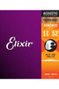 Elixir 16027 Phosphor Bronze Custom Light 11-52 - The Guitar Store - The Home Of Tone