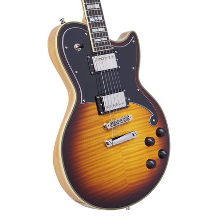 D'Angelico Deluxe Atlantic Single Cut Vintage Sunburst