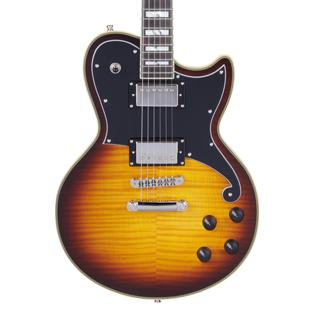 D'Angelico Deluxe Atlantic Single Cut Vintage Sunburst