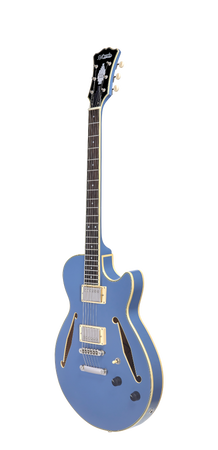 D'Angelico Excel SS Tour Semi-hollow in Slate Blue