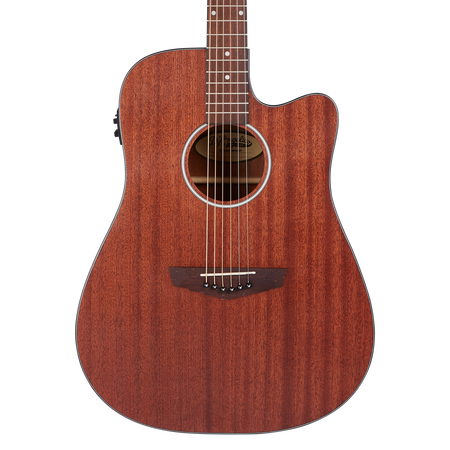 D'Angelico Premier Bowery LS Electro Acoustic Guitar in Mahogany Satin