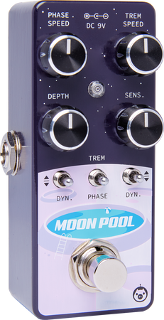 Pigtronix Moon Pool Micro Dynamic Tremvolope Phaser Effects Pedal