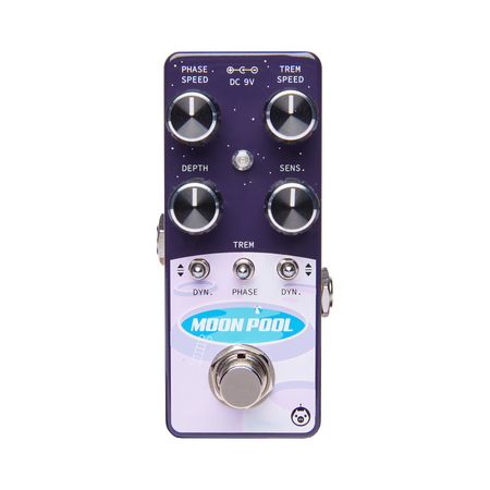Pigtronix Moon Pool Micro Dynamic Tremvolope Phaser Effects Pedal