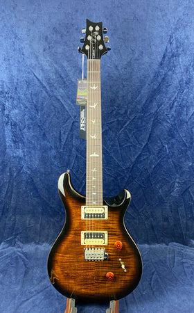 PRS SE Custom 24 in Black Gold Burst Electric Guitar