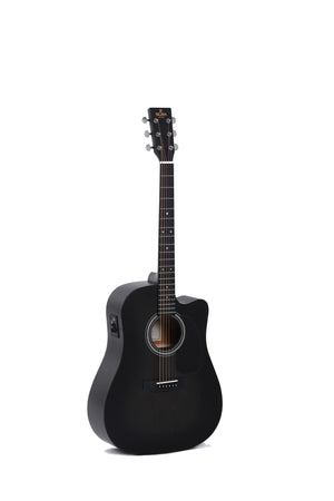 Sigma DMCE-BKB SE-PT Preamp Dreadnought Electro Acoustic in Blackburst