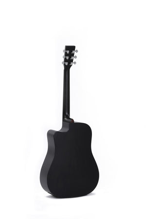 Sigma DMCE-BKB SE-PT Preamp Dreadnought Electro Acoustic in Blackburst