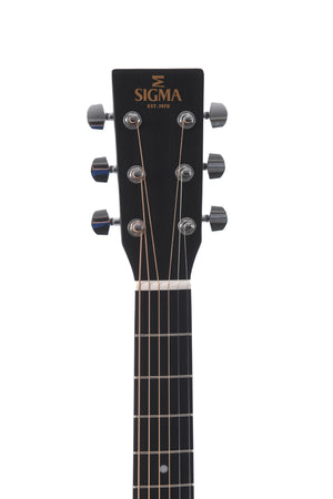 Sigma DMCE-BKB SE-PT Preamp Dreadnought Electro Acoustic in Blackburst