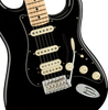 Fender American Performer Stratocaster in HSS in Black with Maple Fingerboard