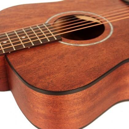 Cort Guitars AF510-M All Mahogany Concert Acoustic Guitar in Open Pore with Gig Bag - theguitarstoreonline