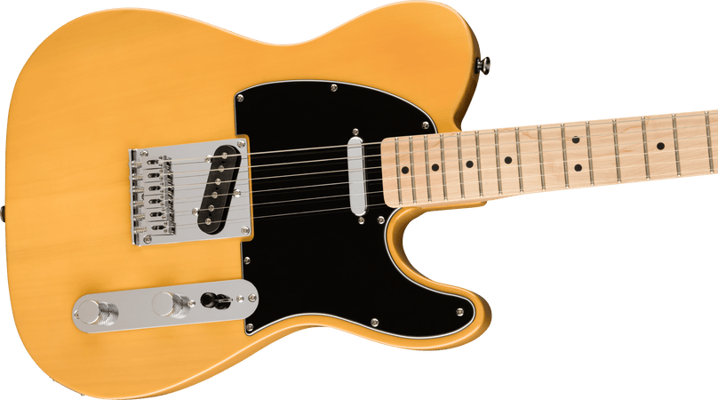 Squier Affinity Telecaster in Butterscotch with Black Pickguard