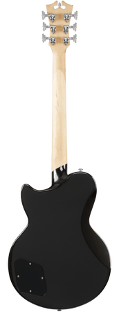 D'Angelico Premier Atlantic Solid body in Black Flake - The Guitar Store - The Home Of Tone