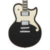 D'Angelico Premier Atlantic Solid body in Black Flake - The Guitar Store - The Home Of Tone