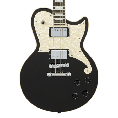 D'Angelico Premier Atlantic Solid body in Black Flake - The Guitar Store - The Home Of Tone