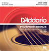 D'Addario EJ39 12-String Phosphor Bronze Acoustic Guitar Strings Medium 12-52 - The Guitar Store - The Home Of Tone