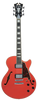 D'Angelico Premier SS Single Cut Semi-hollow with Stop-Tail Tailpiece in Fiesta Red - The Guitar Store - The Home Of Tone