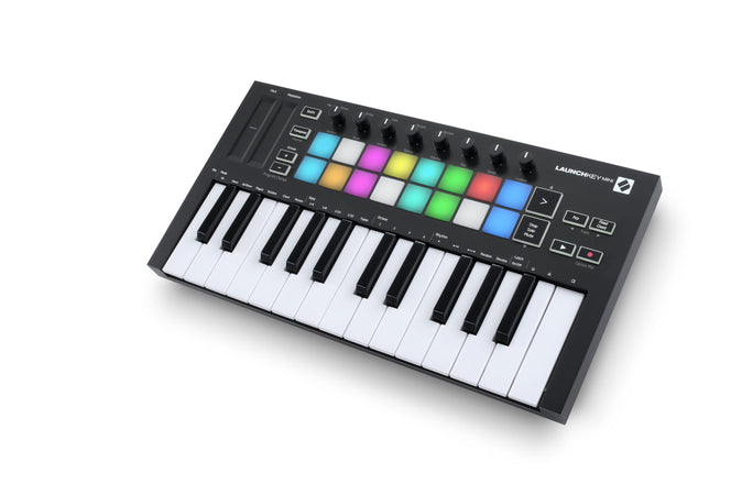 Novation Launchkey Mini MK3 25 Key USB Midi Controller Keyboard - The Guitar Store - The Home Of Tone